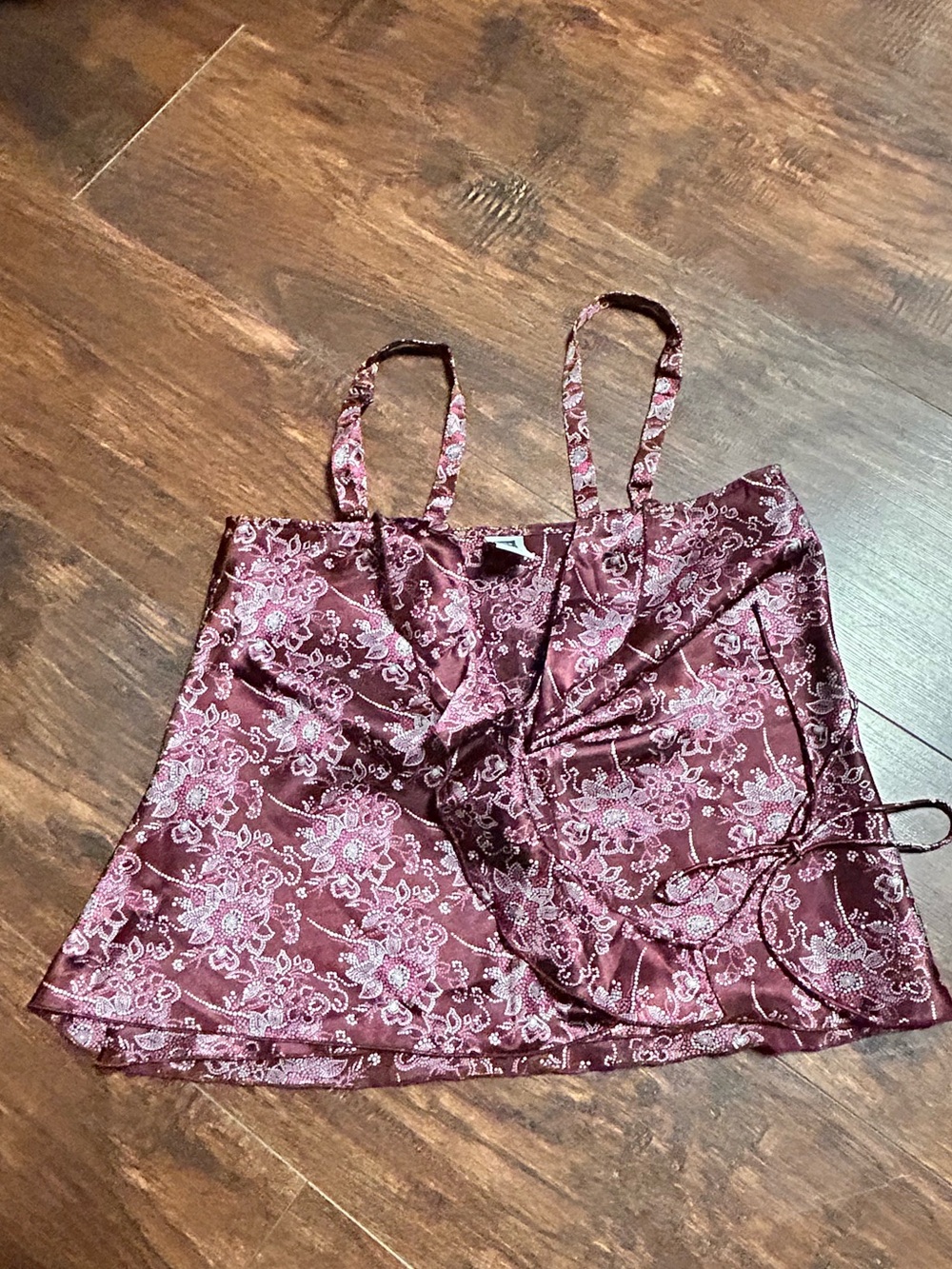 GAP Burgundy Floral Print Cami